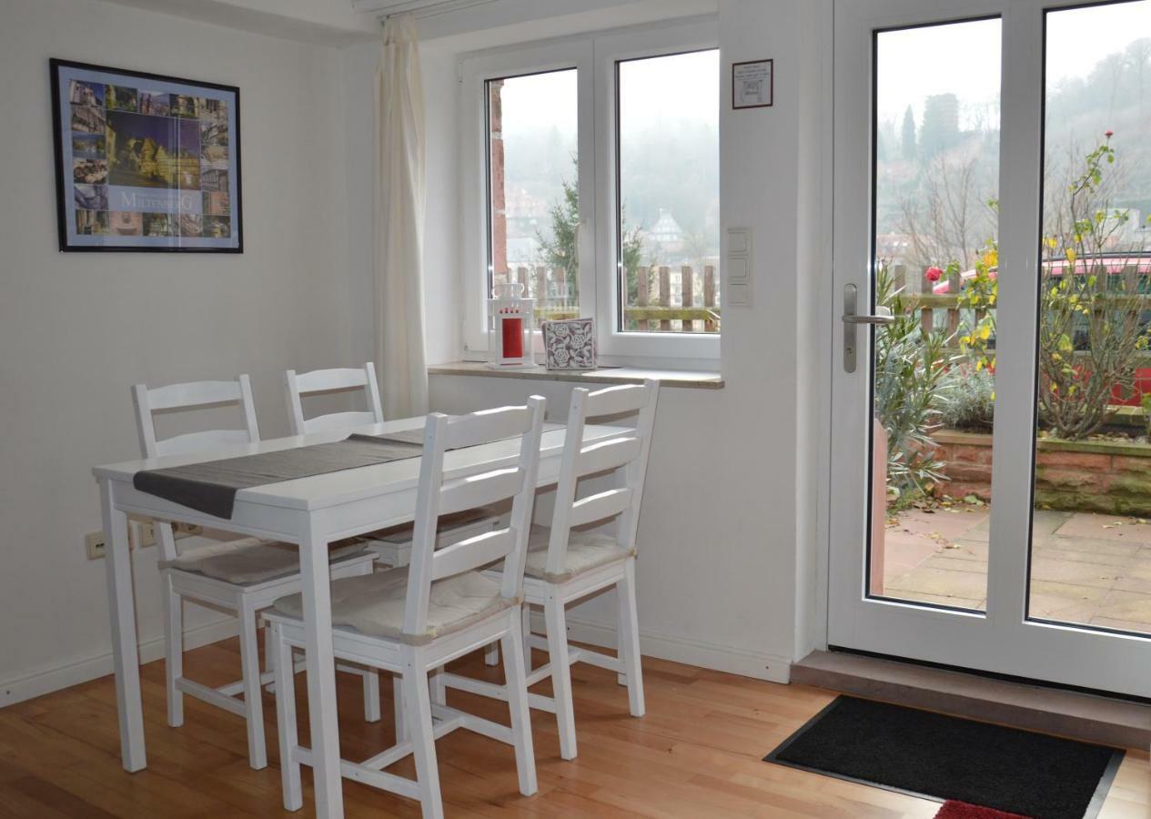 Panorama-Blick Miltenberg, 3 Pers., Zentr., Am Main, Terrasse, Bootverleih, P المظهر الخارجي الصورة